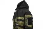 ROGUE Hoodie (FullROGUE Hoodie (FullZip) Black / Desert Night HelikonZip) - Black / Desert Night Camo - XXL