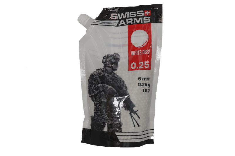 Rockets Consommable Airsoft - Sachet 1000 Billes Blanches 6mm/0