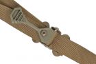 Sangle Tactique 2 points Ajustable type STR Coyote Brown WOSPORT