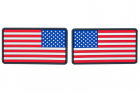 Set de 2 patchs USA Large Flag PVC True Colors Helikon