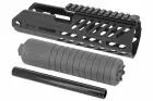 Set garde-main silencieux outer barrel MCX APFG Airsoft Artisan Noir