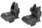Vis&eacute;es fibre optique Picatinny DOUBLE BELL relev&eacute;es