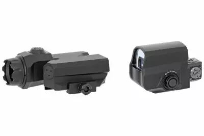 Set Vise poing rouge LCO et Magnifier type D-EVO Noir Holy Warrior
