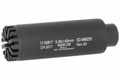 Silencieux 5.56x45mm AIRSOFT ARTISAN noir gauche