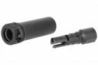 Silencieux 24mmCW AK AIRSOFT ARTISAN noir cache-flamme