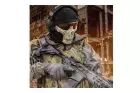 Skull Face Guard Black