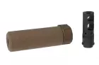 SOCOM556 MINI DUMMY SILENCER - FDE Angry Gun