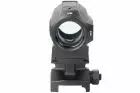 Solar Charging Rifle Sight Green Dot Black