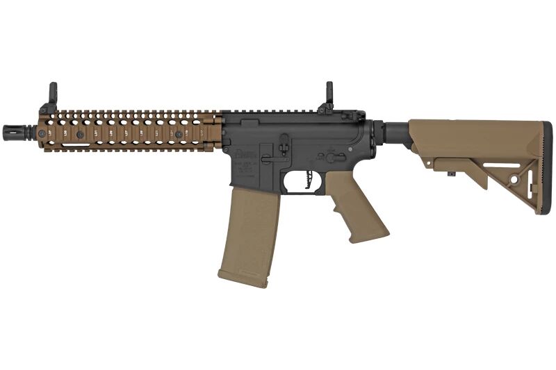 Specna Arms Daniel Defense MK18 SA-P19 Prime Aster II ETU airsoft carbine with Chaos Bronze brushless motor