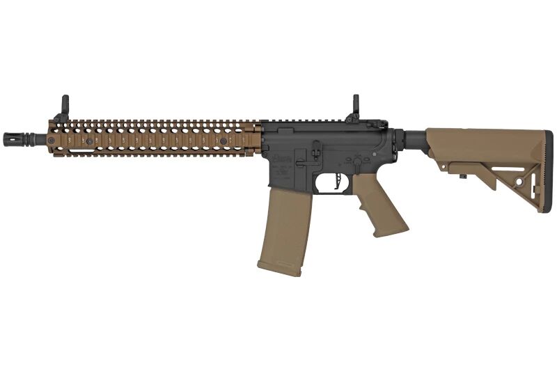 Specna Arms Daniel Defense MK18 SA-P26 Prime Aster II ETU airsoft carbine with Chaos Bronze brushless motor