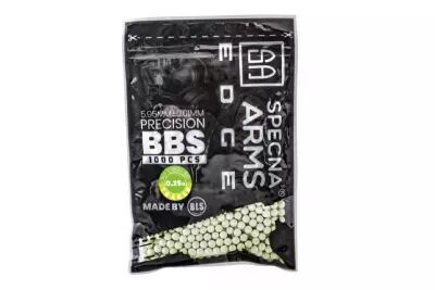  Specna Arms Sachet 1000 billes 0.25g traantes verte Bio EDGE Specna Arms