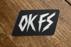 Sticker OK FS KOUINIA DUSTY sur table