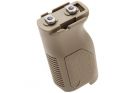 Strike Industries Angled Vertical Grip with Cable Management for M-Lok Rail (Long / FDE)