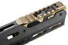 Strike Industries GRIDLOK Handguard 8.5 inch Main Body with Sights and FDE Rail Attachment