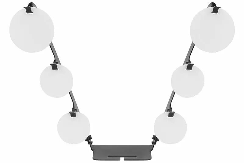 Une Cible De Tir En Noir Et Blanc Avec Les Numéros 9 Et 9.