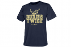 T-Shirt (Trollsky - Burns Twice) - Cotton - Navy Blue