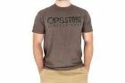 T-shirt Cracked Gris Graphite Face