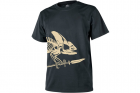 T-Shirt Full Body Skeleton Black Helikon