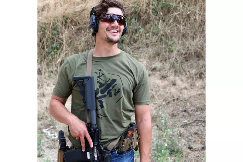 Tshirt Logo OD Lara Tactical