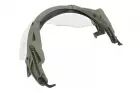 Tactical helmet outer suspension flip goggles OD