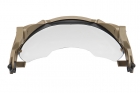 Tactical helmet outer suspension flip goggles Tan