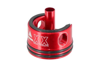 Tte de cylindre CNC V2 Double O-ring Rouge AEG Maxx Model