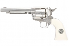 Umarex SAA .45 Co2 Metal Revolver Nickel Pearl- Cowboy Police