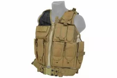 Veste Mesh Tactique Tan WOSPORT