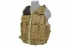 Veste Mesh Tactique Tan WOSPORT