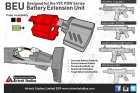 VFC Avalon PDW Series - BEU Battery Extension Unit Black 