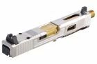 VFC Fowler Industries MKII G17 Gen 5 GBB Airsoft Complete Upper Slide (Stainless Steel)