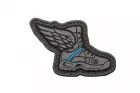 WINGED BOOTS GRIS BLEU