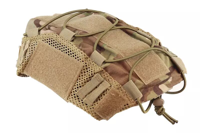 Housse de Casque : Couvre-casque FAST avec cordon élastique - Flecktarn 